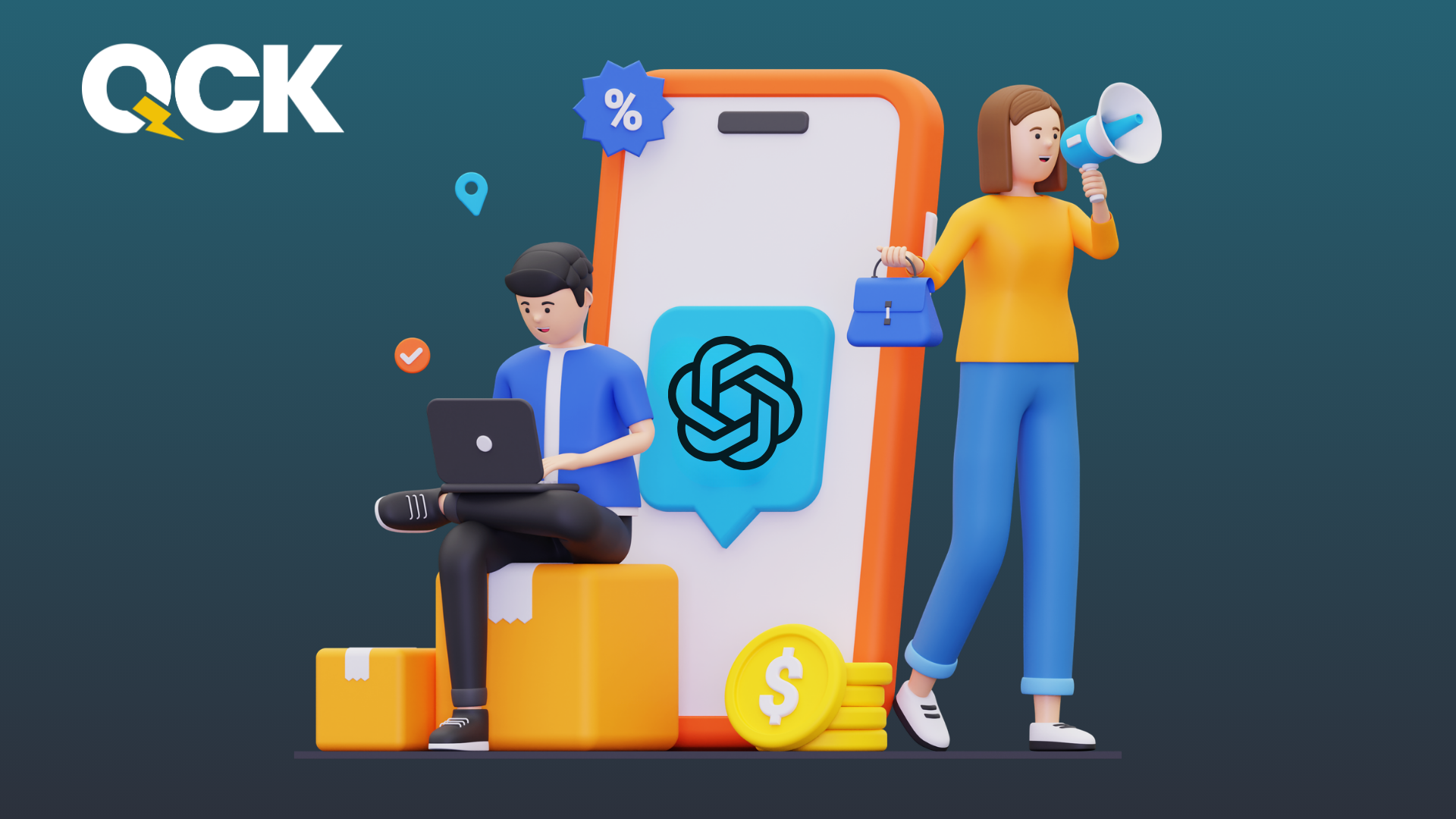 ChatGPT Shopify SEO strategy illustrated with e-commerce tools and AI integration