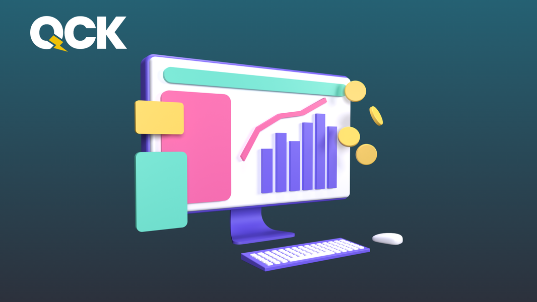 Schema markup ecommerce analytics dashboard on computer